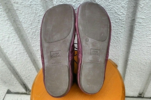 【KOBE DADA CAM-26 ボルドー】ユーズド風本革デザートブーツ